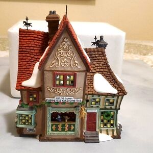 Dickens Village Series " NETTIE QUINN PUPPETS AND MARIONETTES "